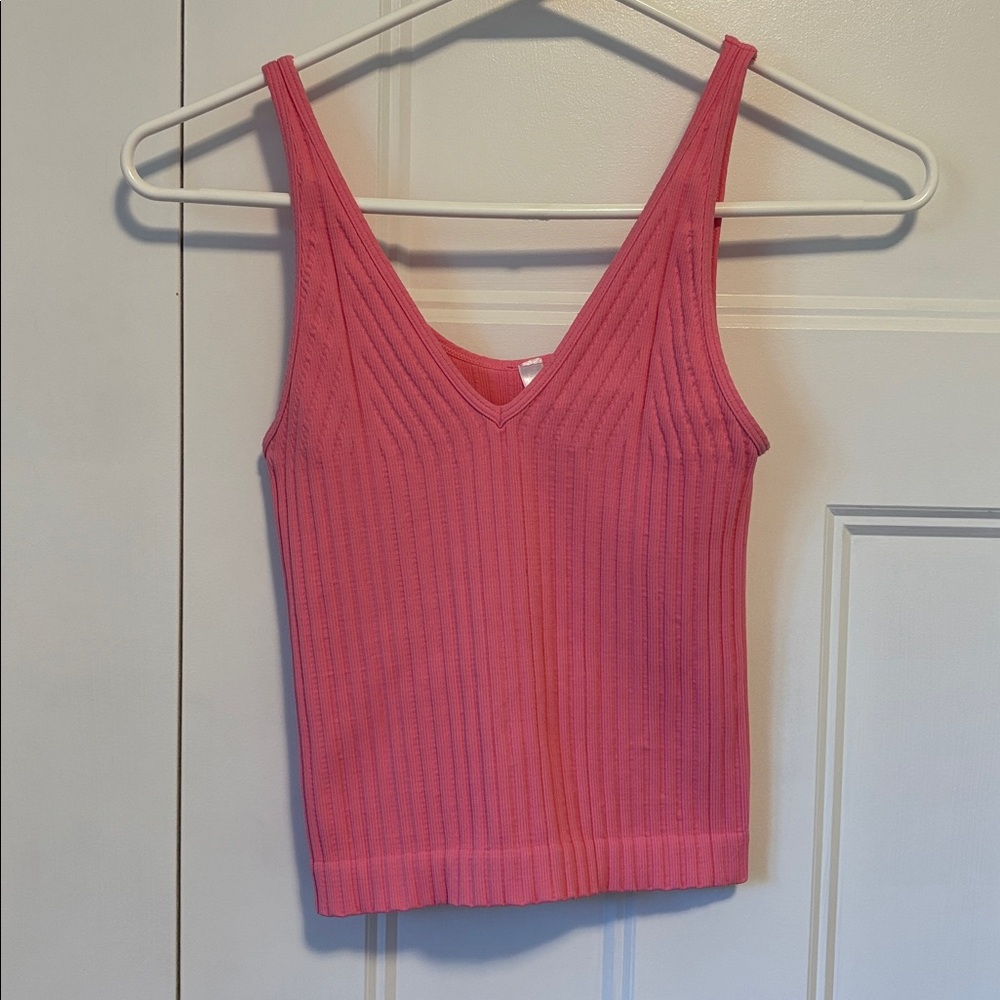 Nikibiki Pink Ribbed Top